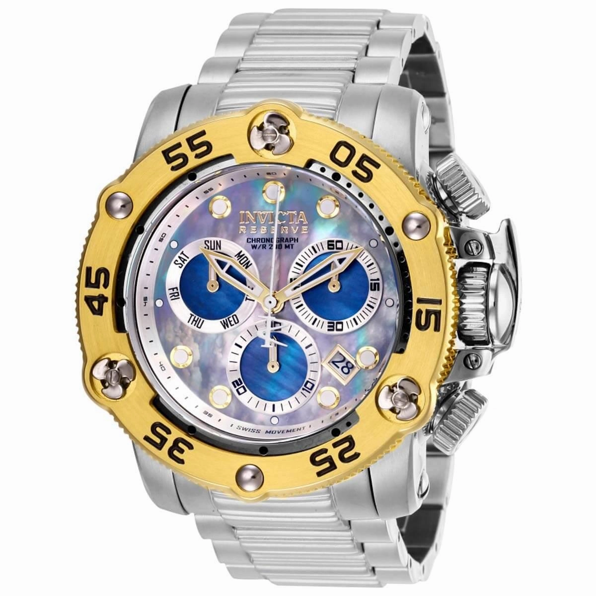 Invicta Men's Chronograph Watch - Reserve Propeller Stainless Steel Bracelet | 28547