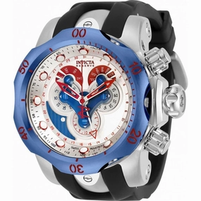 Invicta Men's Chronograph Watch - Reserve Venom Blue and Red Bezel Strap | 32097