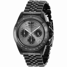Invicta Men's Chronograph Watch - Speedway Quartz Grey and Black Dial Steel | 36737