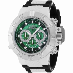 Invicta Men's Chronograph Watch - Subaqua Noma III Black and Green Dial Strap | 38996