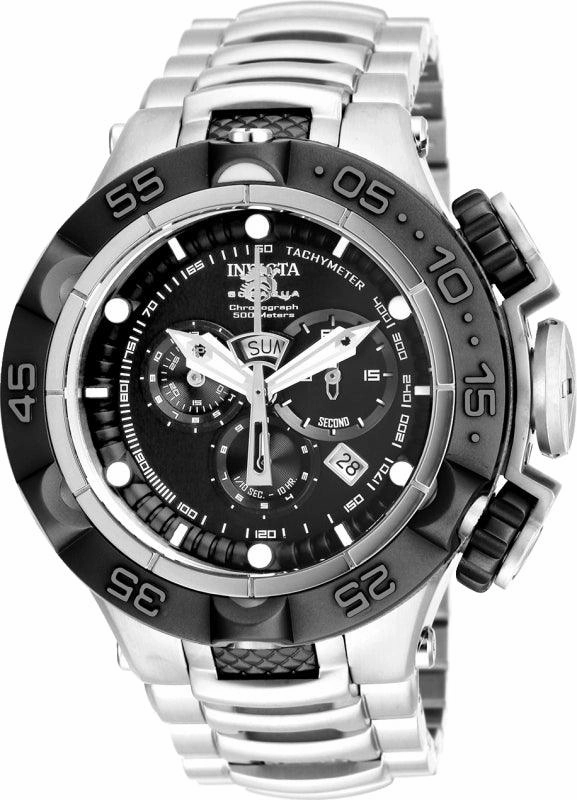 Invicta Men's Chronograph Watch - Subaqua NOMA V Black Dial Two Tone Bracelet | 15922