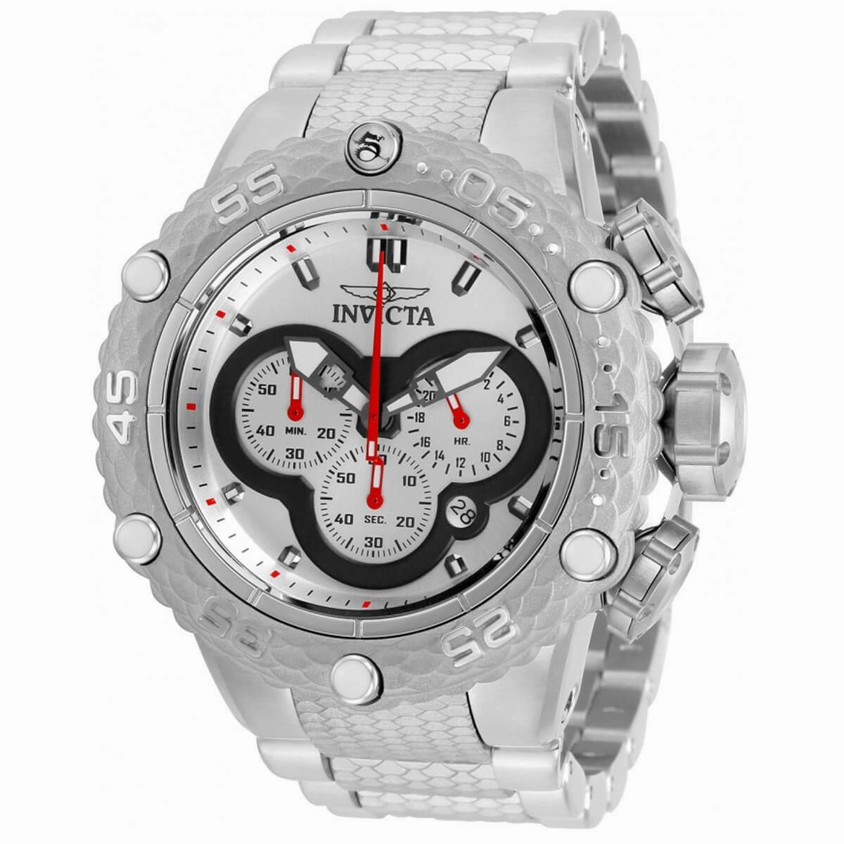 Invicta Men's Chronograph Watch - Subaqua Noma VI Quartz Black and Silver Dial | 31572