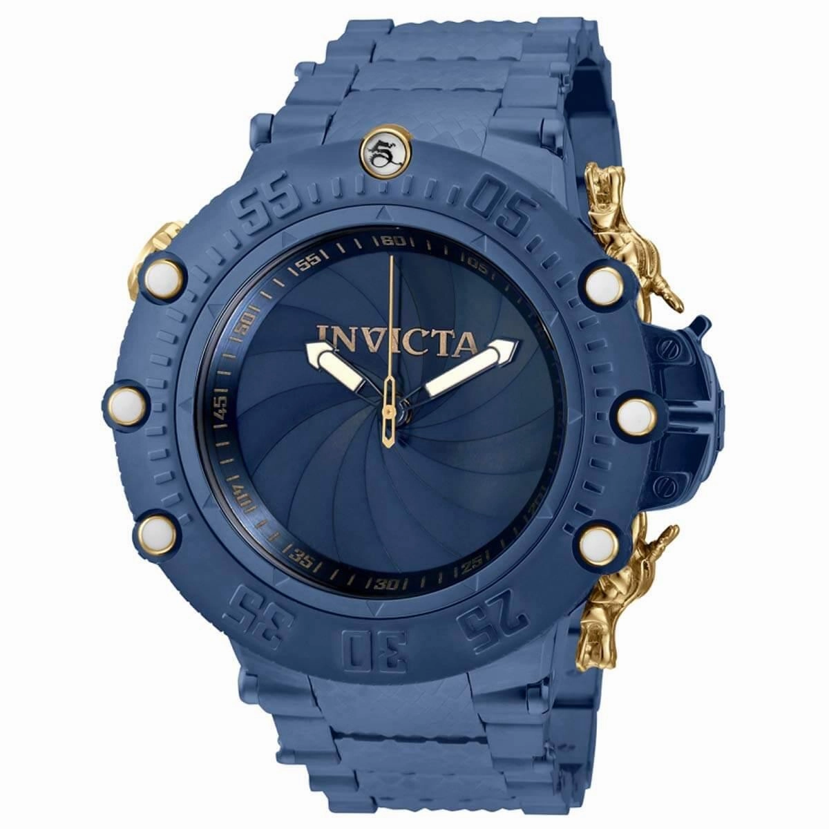 Invicta Men's Chronograph Watch - Subaqua Noma VII Diamond Dark Blue Bracelet | 32954