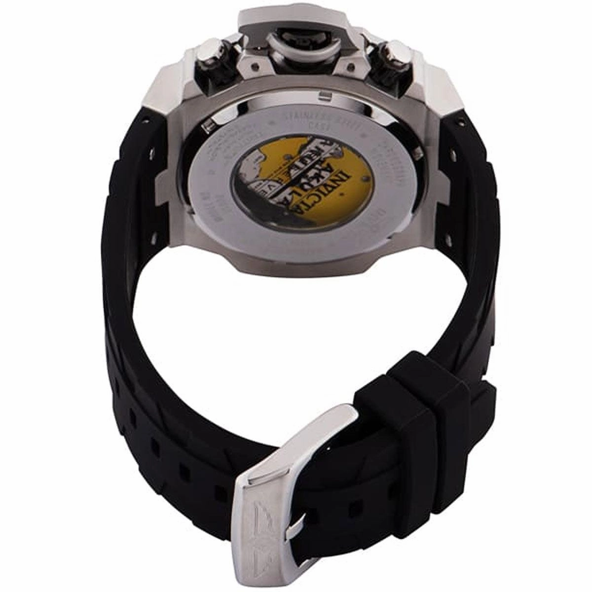 Invicta Men's Quartz Chronograph Watch - Akula Black and Silver Dial Strap | 31890