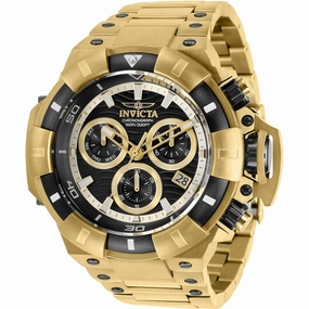 Invicta Men's Quartz Chronograph Watch - Akula Yellow Gold Steel Bracelet | 31872