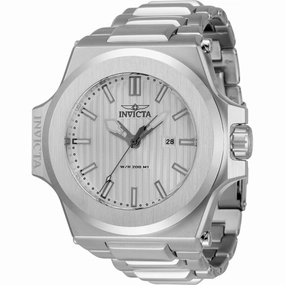 Invicta Men's Quartz Watch - Akula Silver Dial Stainless Steel Bracelet | 34729