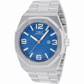 Invicta Men's Quartz Watch - Huracan Blue Dial Stainless Steel Bracelet | 45778