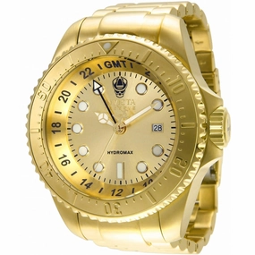 Invicta Men's Quartz Watch - Hydromax Yellow Gold Stainless Steel Bracelet | 34147