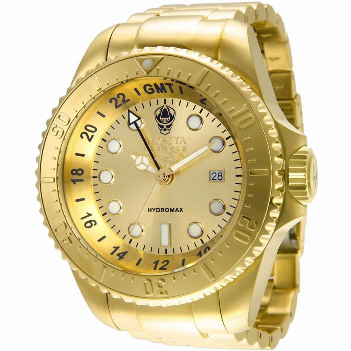 Invicta Men's Quartz Watch - Hydromax Yellow Gold Stainless Steel Bracelet | 34147