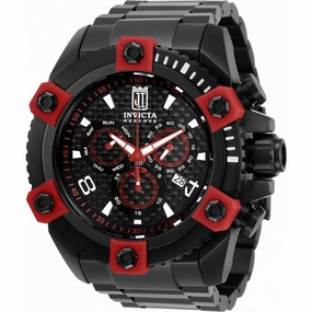 Invicta Men's Quartz Watch - Jason Taylor Chronograph Black and Red Dial | 33993