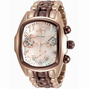 Invicta Men's Quartz Watch - Lupah Chronograph MOP Dial Two Tone Bracelet | 33381