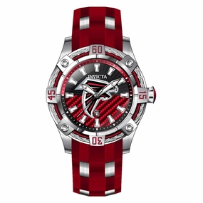 Invicta Men's Quartz Watch - NFL Atlanta Falcons Red and Black Dial Strap | 43326