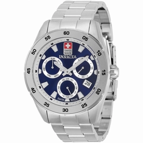 Invicta Men's Quartz Watch - Pro Diver Blue Dial Stainless Steel Bracelet | 33473