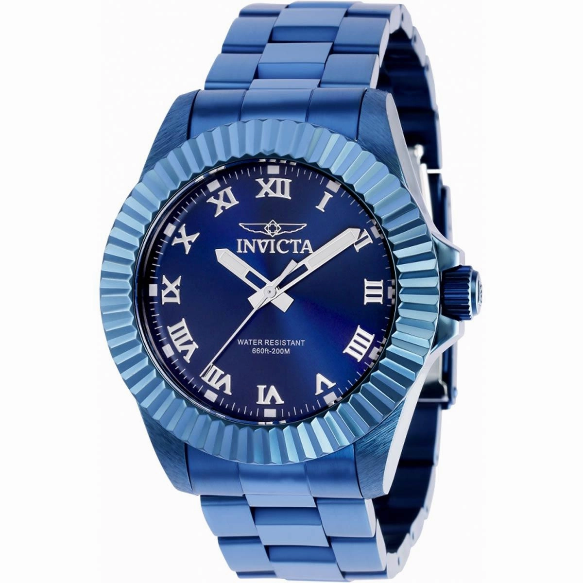 Invicta Men's Quartz Watch - Pro Diver Blue Dial Stainless Steel Bracelet | 37409