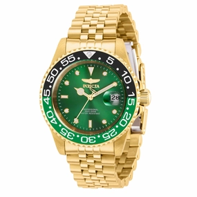 Invicta Men's Quartz Watch - Pro Diver Green Dial Stainless Steel Bracelet | 36044