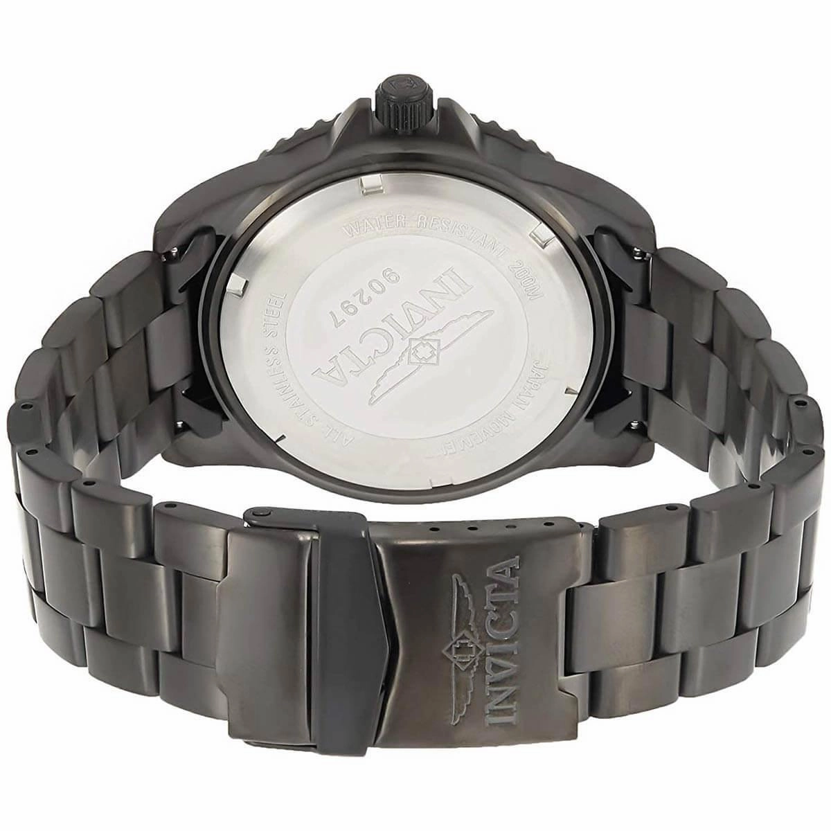Invicta Men's Quartz Watch - Pro Diver Purple Dial Black Bracelet | 90297