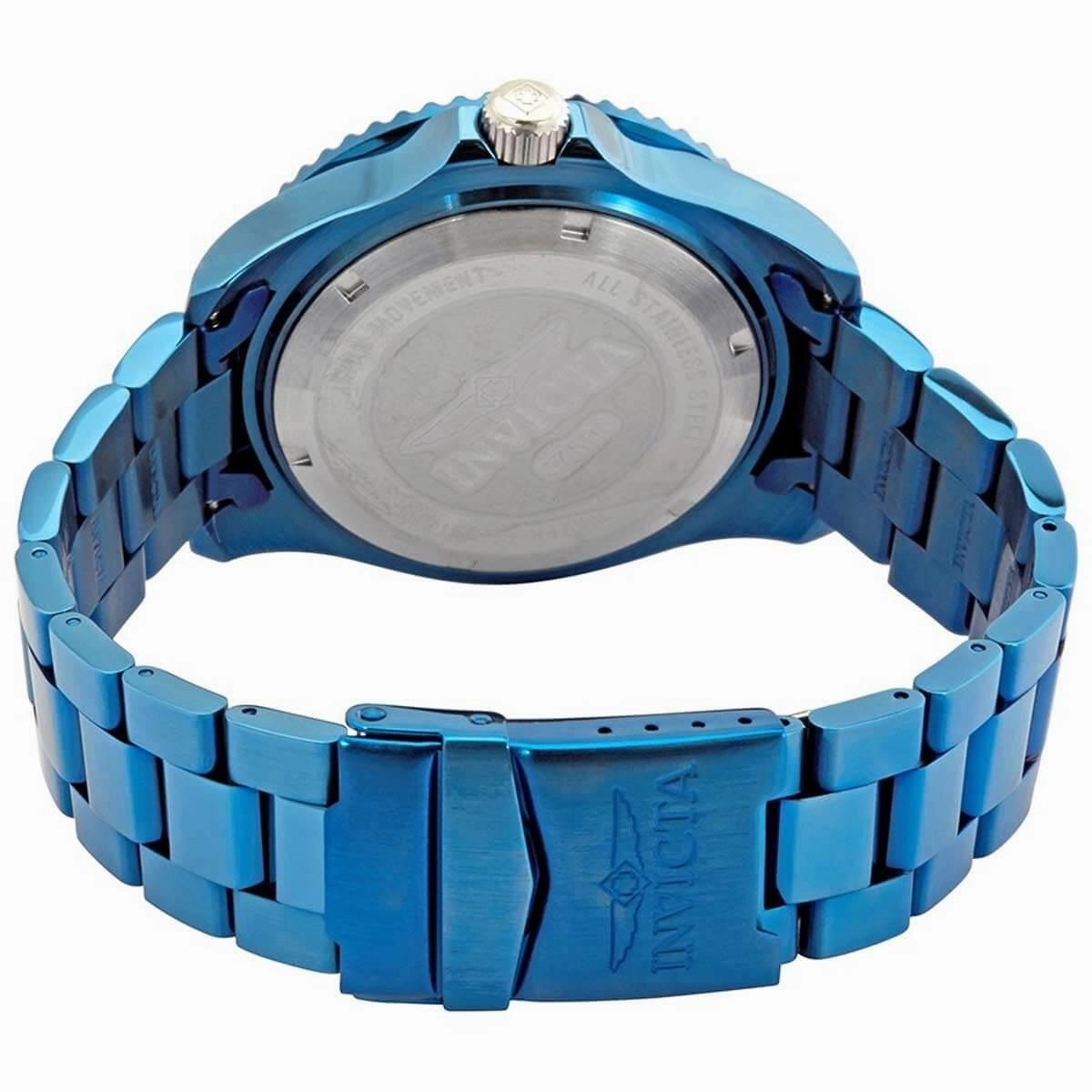 Invicta Men's Quartz Watch - Pro Diver Rotating Bezel Blue Dial Bracelet | 27538