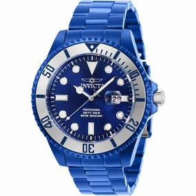 Invicta Men's Quartz Watch - Pro Diver Rotating Bezel Blue Dial Bracelet | 27538