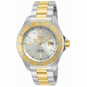 Invicta Men's Quartz Watch - Pro Diver Rotating Bezel Two Tone Steel Bracelet | 15285
