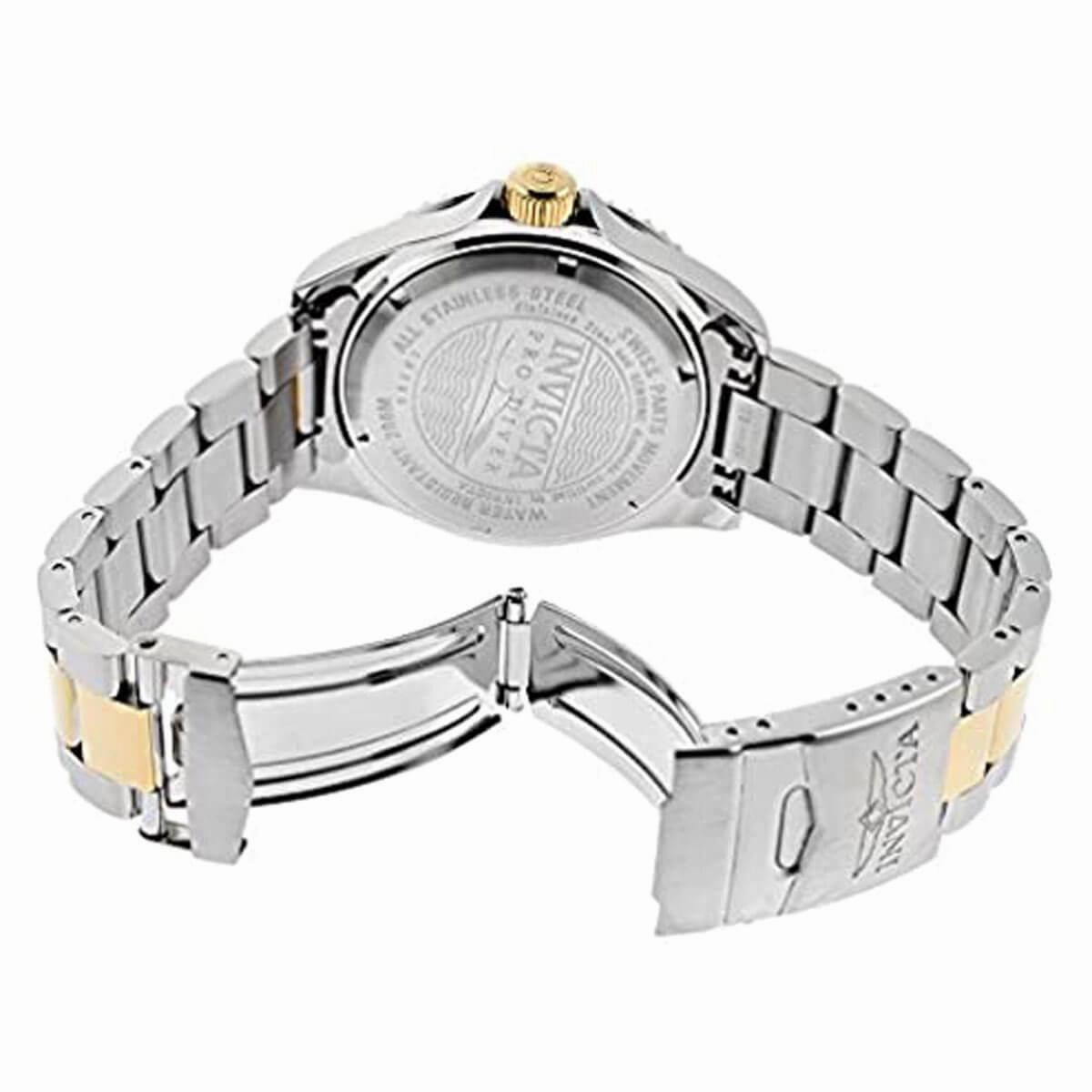 Invicta Men's Quartz Watch - Pro Diver Rotating Bezel Two Tone Steel Bracelet | 15285