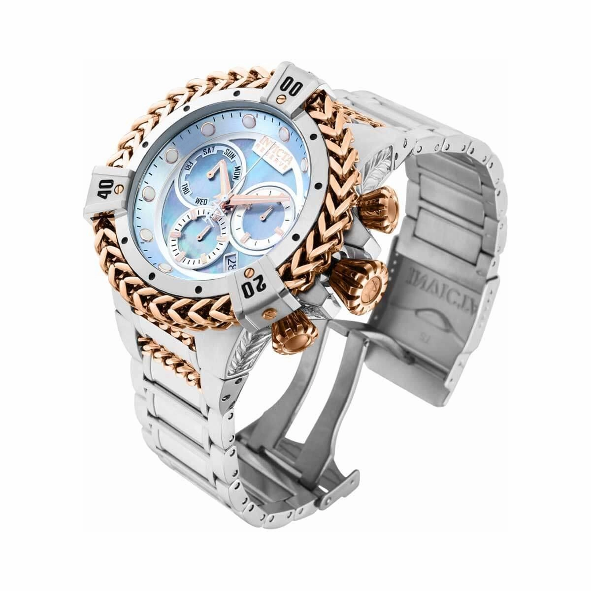 Invicta Men's Quartz Watch - Reserve Herc Chronograph MOP Dial Bracelet | 33863