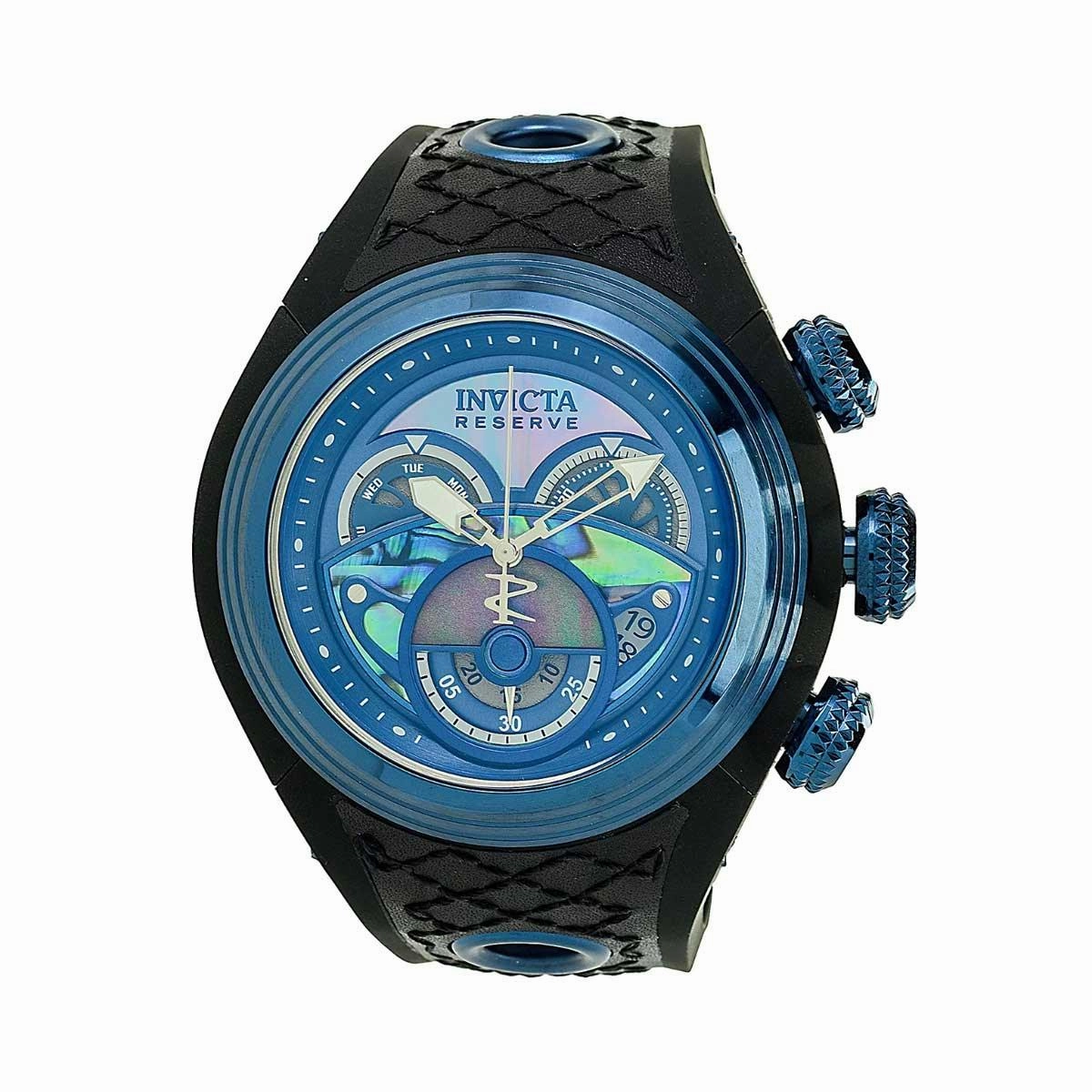 Invicta Men's Quartz Watch - Reserve S1 Chronograph dark blue and mop dial | 38879