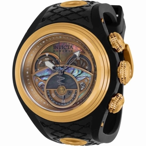 Invicta Men's Quartz Watch - Reserve S1 Chronograph khaki and mop dial strap | 38880