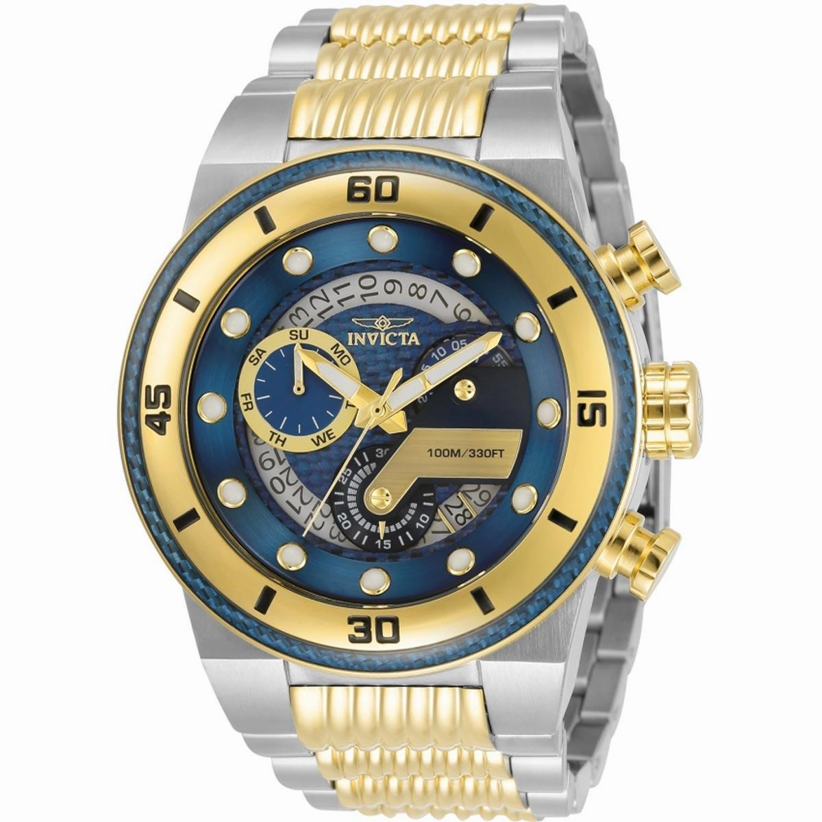 Invicta Men's Quartz Watch - S1 Rally Chronograph Stainless Steel Bracelet | 33284