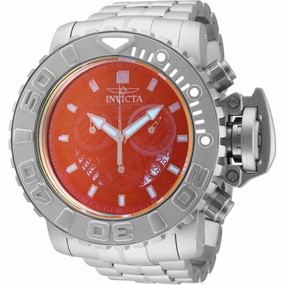 Invicta Men's Quartz Watch - Sea Hunter Chronograph Yellow Dial Bracelet | 32641