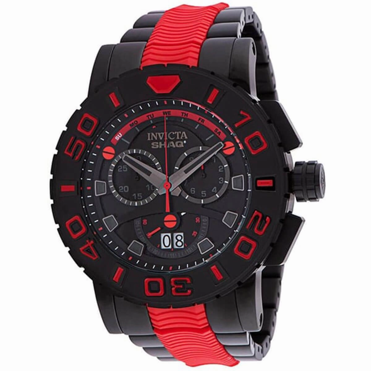 Invicta Men's Quartz Watch - Shaq Chronograph Black Dial Bracelet | 33760