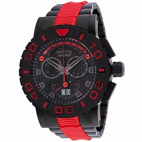 Invicta Men's Quartz Watch - Shaq Chronograph Black Dial Bracelet | 33760
