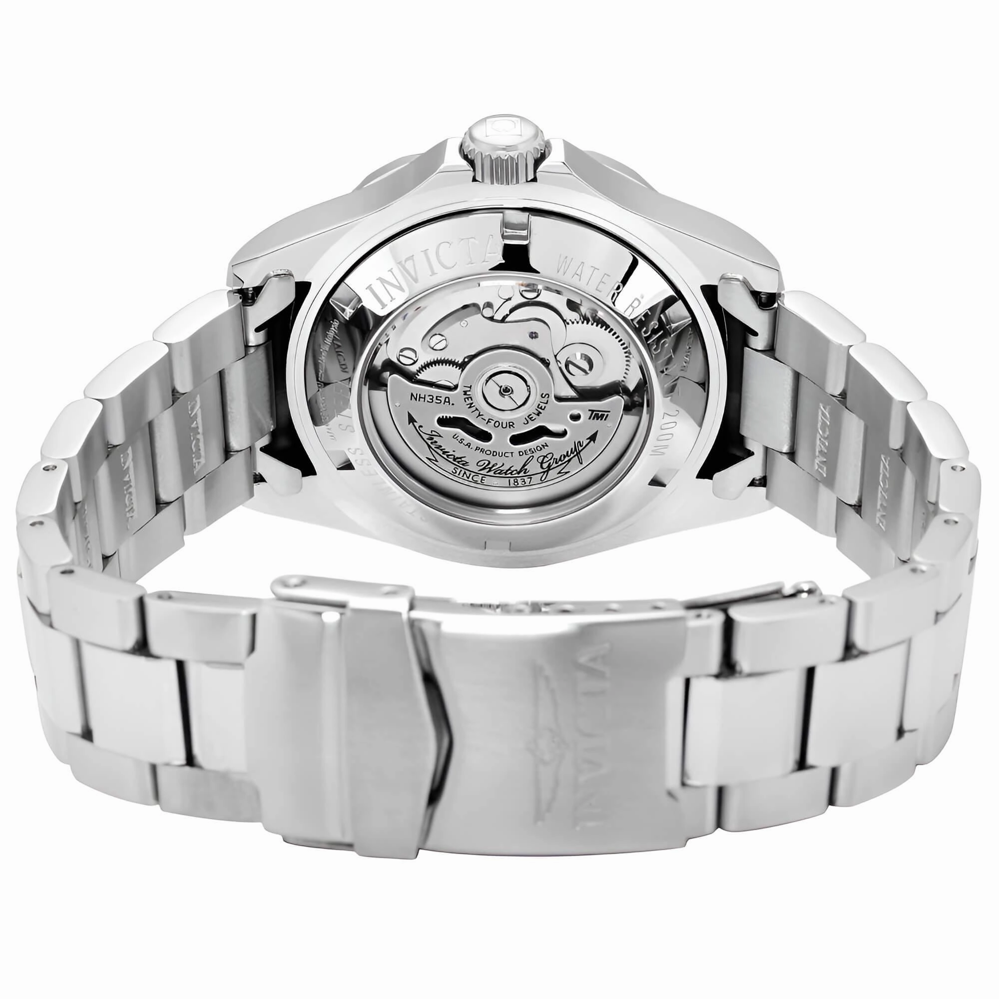 Invicta Men's Stainless Steel Automatic Watch - Pro Diver Blue Dial Date | 9094