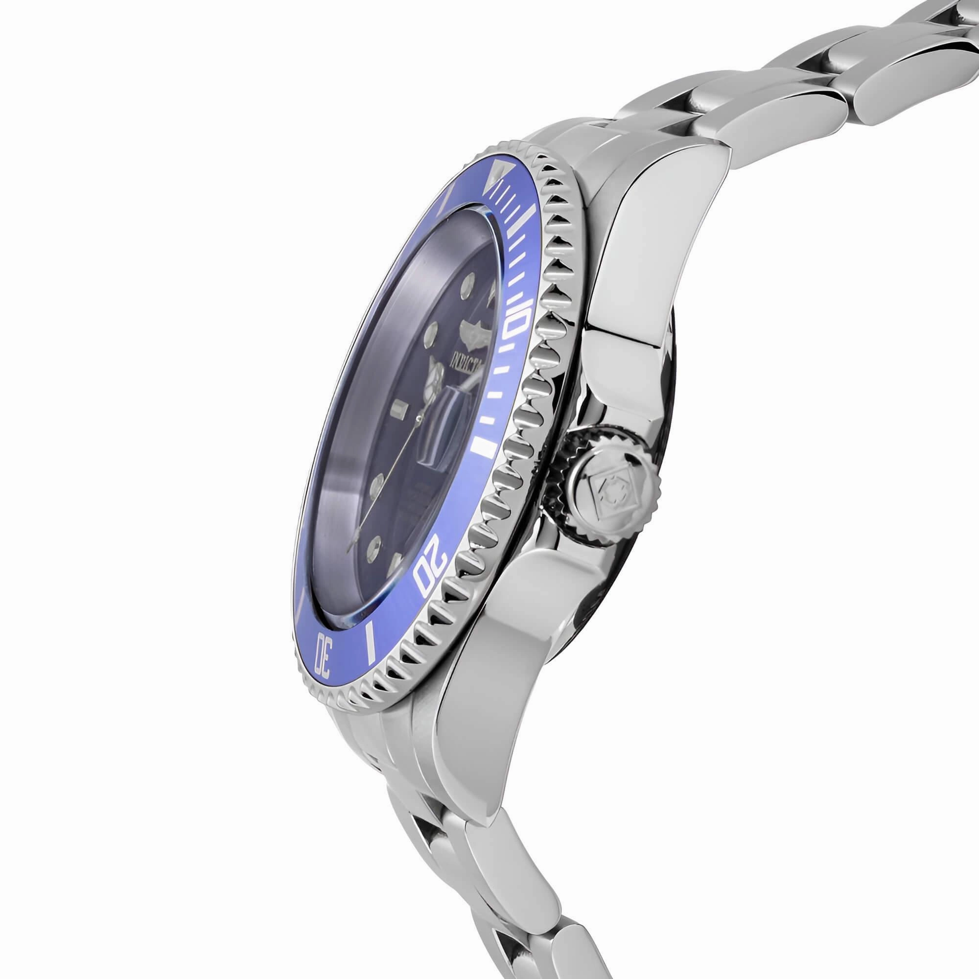 Invicta Men's Stainless Steel Automatic Watch - Pro Diver Blue Dial Date | 9094