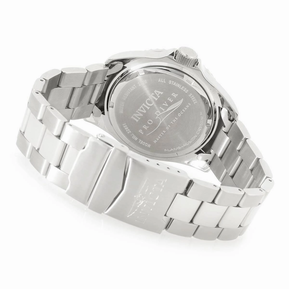 Invicta Men's Stainless Steel Watch - Pro Diver Quartz Blue Dial Bracelet | 22051