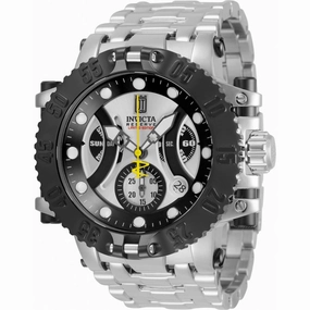 Invicta Men's Swiss Quartz Watch - Jason Taylor Chronograph Silver Bracelet | 34273