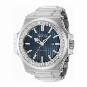 Invicta Men's Watch - Akula Blue Dial Stainless Steel Bracelet Date Display | 43380