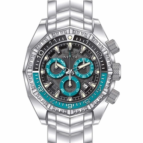 Invicta Men's Watch - Akula Quartz Chronograph Silver Stainless Steel Bracelet | 44292