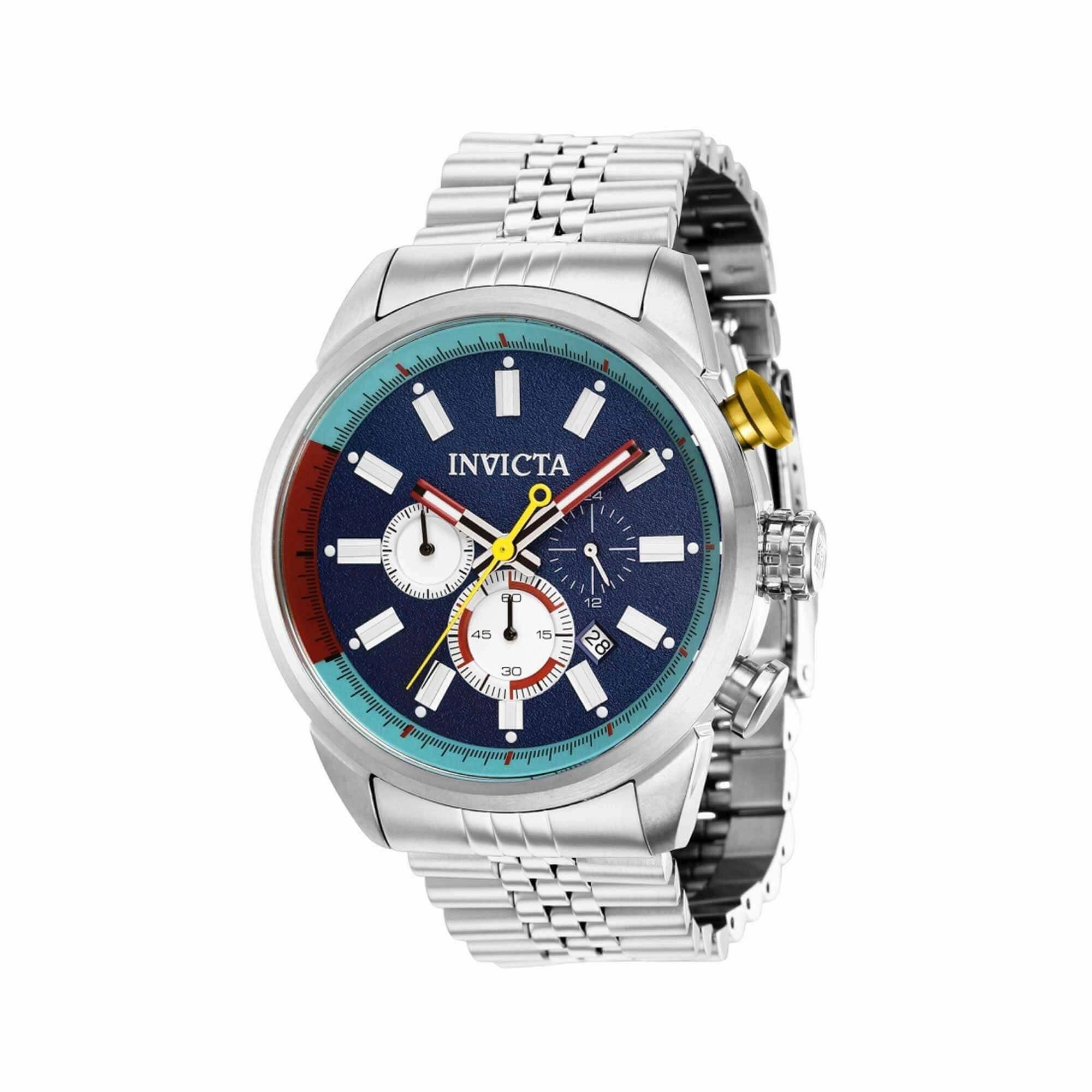 Invicta Men's Watch - Aviator Chrono Date Display Stainless Steel Bracelet | 39945