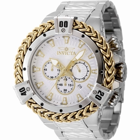 Invicta Men's Watch - Bolt Chronograph Silver Dial Stainless Steel Bracelet | 48156