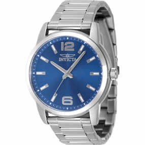 Invicta Men's Watch - Celestial Blue Dial Silver Stainless Steel Bracelet | 48490