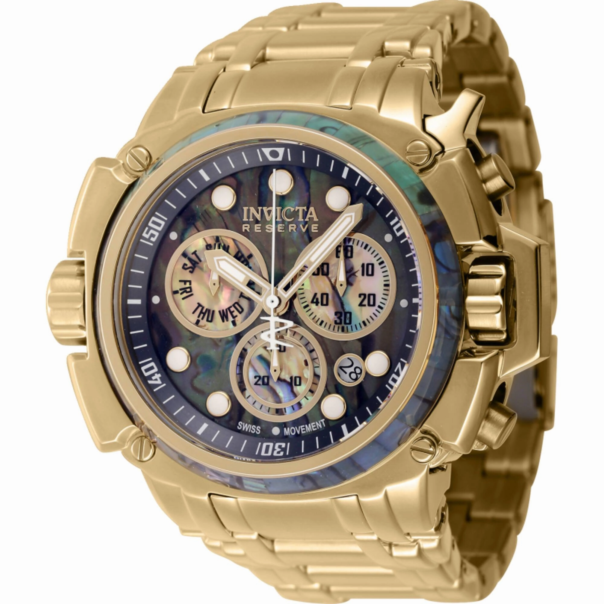 Invicta Men's Watch - Coalition Forces Chronograph Steel Bracelet Day-Date | 44969
