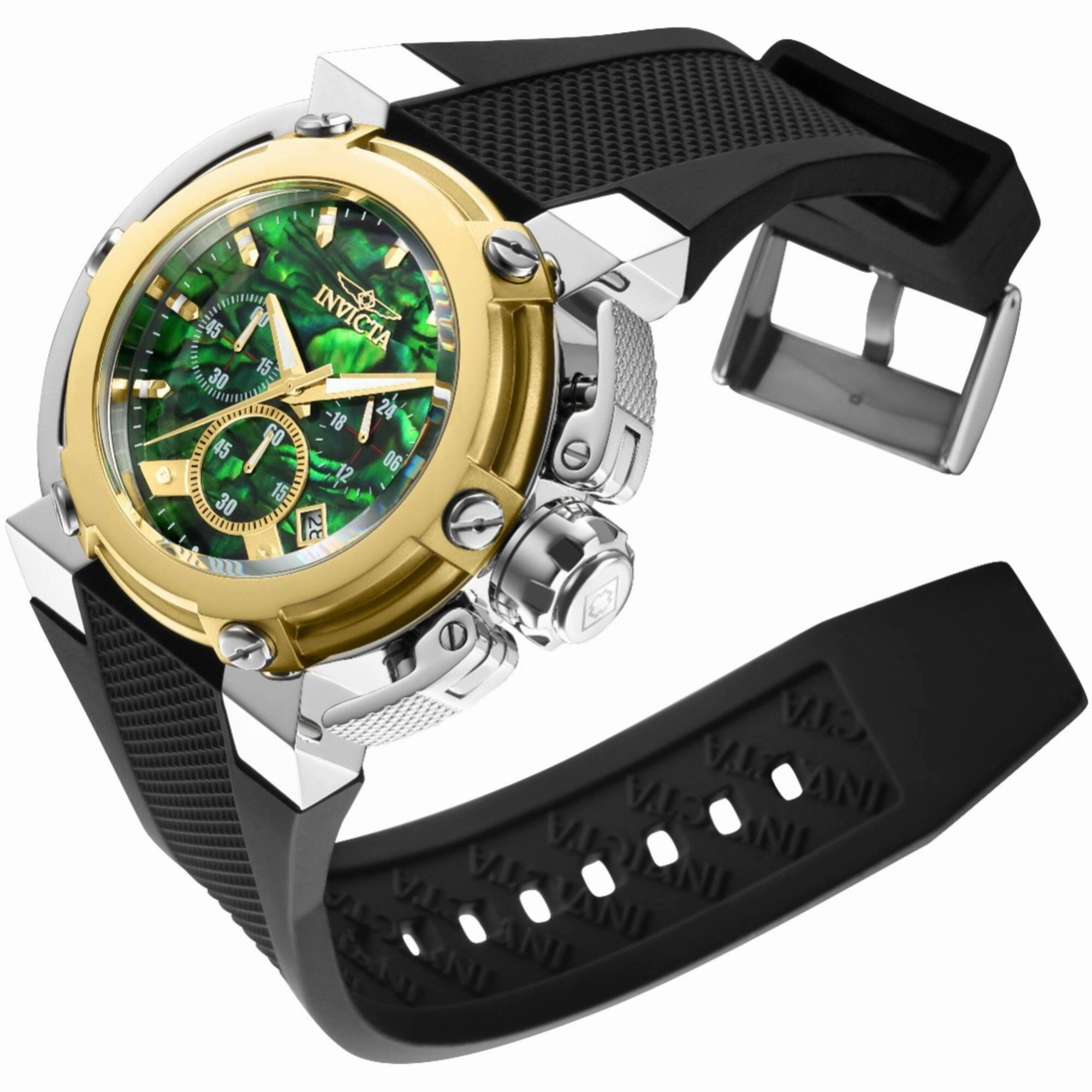 Invicta Men's Watch - Coalition Forces X-Wing Chrono Black Silicone Strap | 40062