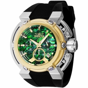 Invicta Men's Watch - Coalition Forces X-Wing Chrono Black Silicone Strap | 40062