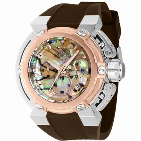 Invicta Men's Watch - Coalition Forces X-Wing Chrono Brown Silicone Strap | 40061
