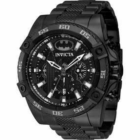 Invicta Men's Watch - DC Comics Batman Rotating Bezel Black and Grey Dial | 41226