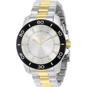 Invicta Men's Watch - I by Invicta White Accented Black Bezel Bracelet | IBI36480