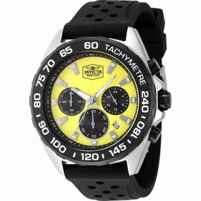 Invicta Men's Watch - Invicta Racing Chronograph Yellow Dial Black Strap | 47770