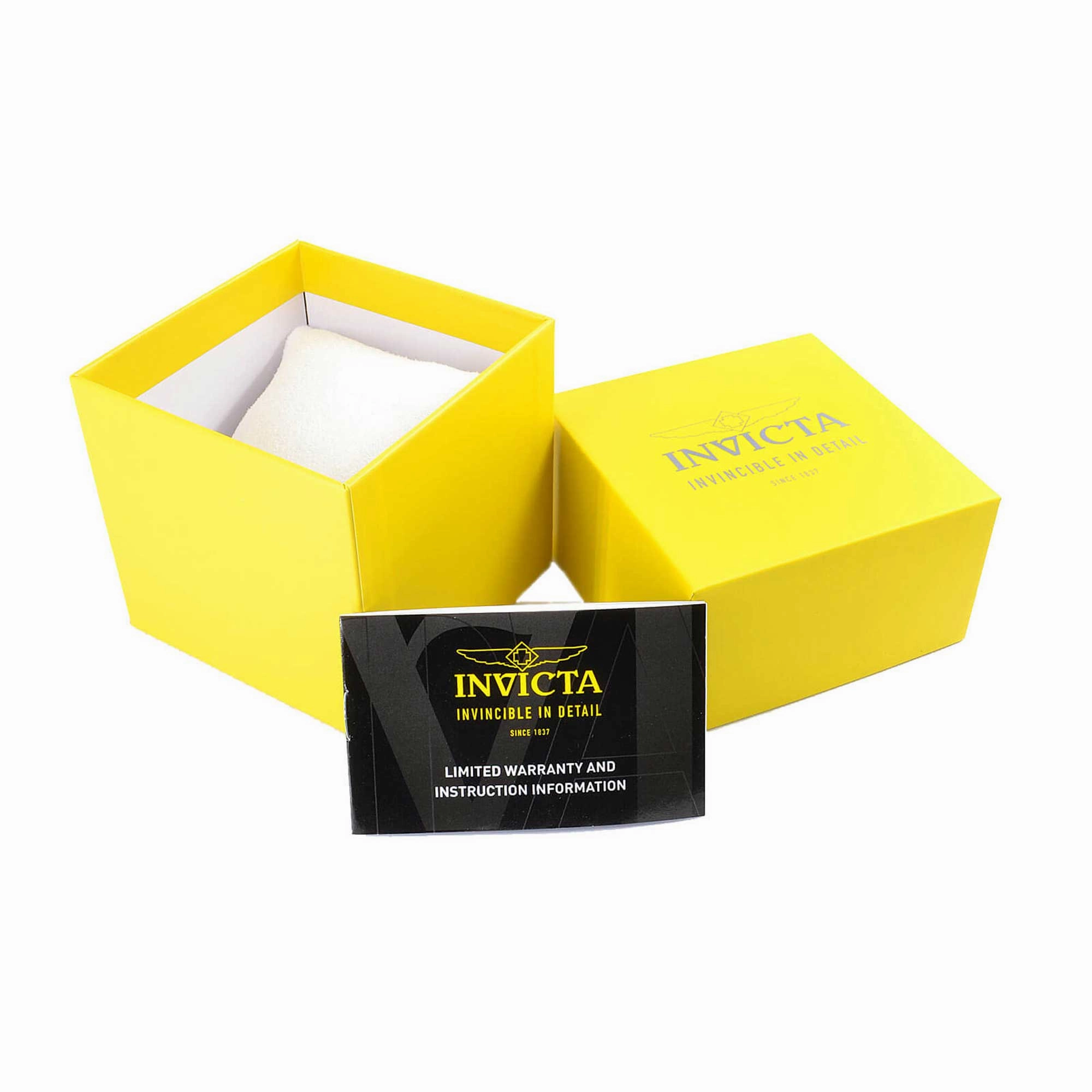 Invicta Men's Watch - Invicta Racing Quartz Yellow Gold Case Black Strap | 47386