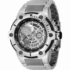 Invicta Men's Watch - Marvel Punisher Date Display Stainless Steel Bracelet | 43848