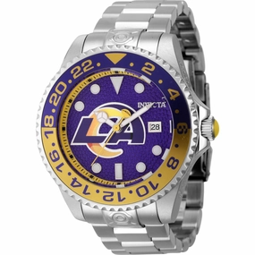 Invicta Men's Watch - NFL Los Angeles Rams Automatic Silver Bracelet Date | 45030